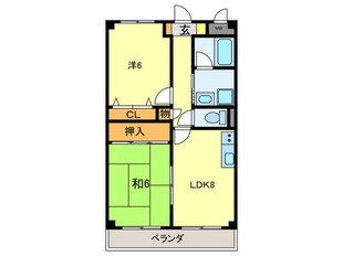 ピンリ－ブルⅡの物件間取画像